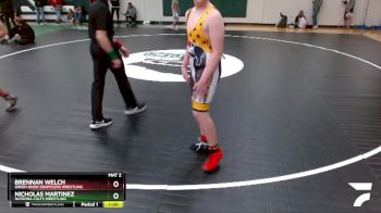 175 lbs 3rd Place Match - Nicholas Martinez, Natrona Colts Wrestling vs Brennan Welch, Green River Grapplers Wrestling