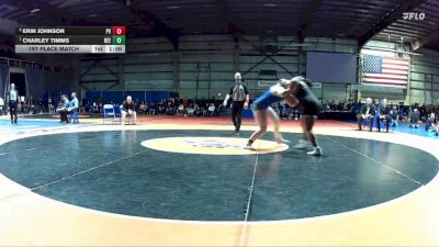 235 lbs 1st Place Match - Charley Timms, Reed vs Erin Johnson, Palo Verde