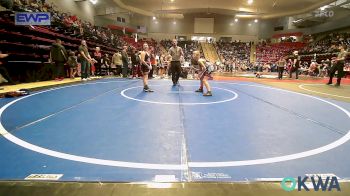 80 lbs Rr Rnd 2 - Landon Watson, Wagoner Takedown Club vs Joslynn White, Skiatook Youth Wrestling