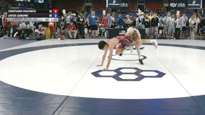 100 lbs Champ. Rd Of 128 - Cristiano Pacheco, Pennsylvania vs Jayce LeJeune, Ohio