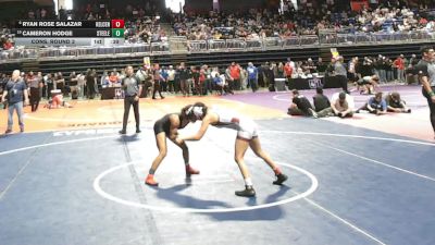 6A 110 lbs Cons. Round 3 - Cameron Hodge, Cibolo Steele vs Ryan Rose Salazar, Keller Central