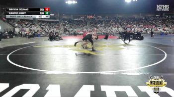 B5A-106 lbs Quarterfinal - Cooper Keely, Blanchard vs Bryson Gelinas, Grove