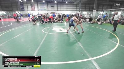 150 lbs Champ. Round 2 - Nate Moore, Grizzly Wrestling Club vs Karl Ludwig Ii, Great Neck Wrestling Club