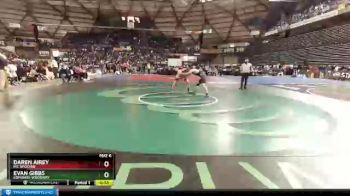 3A 220 lbs Cons. Round 4 - Daren Airey, Mt. Spokane vs Evan Gibbs, Edmonds-Woodway