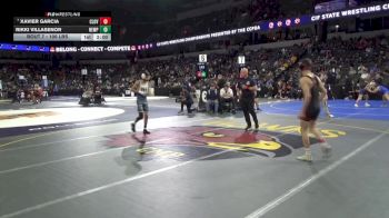 106 lbs Round Of 64 - Xavier Garcia, Clovis West (CS) vs Rikki Villasenor, Newport Harbor (SS)