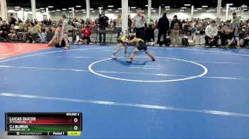 56 lbs Round 2 (10 Team) - Lucas Ducos, FL Scorpions vs CJ Burns, Rangers WC
