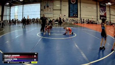 55 lbs Rd#11- 2:00pm Saturday - Madison Vigil, Iowa Ladies vs Paisley Grinder, Maryland Gold