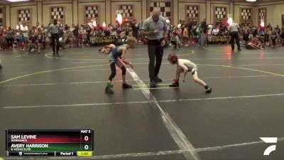 49 lbs Round 4 - Avery Harrison, K-Vegas Elite vs Sam Levine, Warhawks