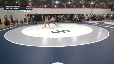 57 kg 7th Place Match - Matthew Marlow, Pittsburgh Wrestling Club vs Max Gallagher, Pennsylvania RTC