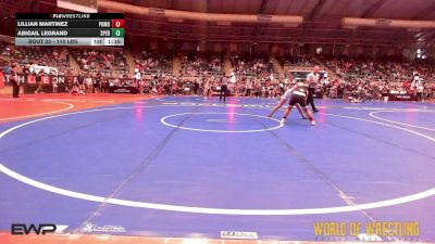 110 lbs Round Of 16 - Lillian Martinez, Pomona Elite vs Abigail LeGrand, Sperry Wrestling Club