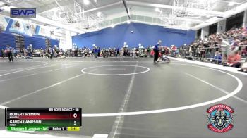 58 lbs Quarterfinal - Robert Hymon, Kansas vs Gaven Lampson, Piper