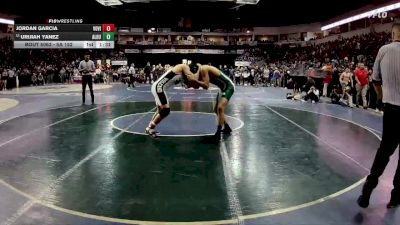 5A 152 lbs Champ. Round 1 - Urijiah Yanez, Albuquerque vs Jordan Garcia, Volcano Vista