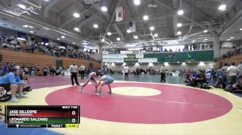 150 lbs Cons. Round 7 - Jase Gillespie, Rancho Bernardo vs Leonardo Salzano, Centennial