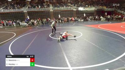 106 lbs Quarterfinal - Cooper Sessions, Wyoming Underground vs Chance Mackey, Top Of The Rock WC