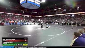 D3-160 lbs Quarterfinal - Tyson Bogacz, Bonduel vs Calvin Hargrove, Aquinas