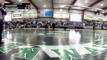 110 lbs 3rd Place Match - Bella Coronado, Mcqueen vs Taylor Rogers, Sierra Vista