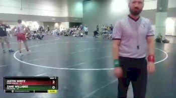 160 lbs Round 1 (16 Team) - Justin Wirtz, Iowa Gables vs Zane Willabee, Michigan