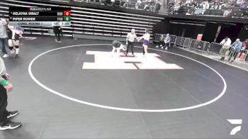 5A 155 lbs Cons. Round 1 - Piper Rosier, Taylorsville vs Helayna Smalt, Box Elder