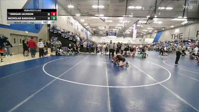 160 lbs Semifinal - Deegan Jackson, Uintah Wrestling vs Nicholas Sabagala, Sanderson Wrestling Academy