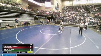 4A 155 lbs Cons. Round 2 - Cadynce Stubbs, Mountain View vs Sadie Olson, Green Canyon