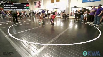 115 lbs Rr Rnd 3 - Madison Ryan, Raw Wrestling Club vs Raelynn Edwards, Bristow Elementary Wrestling Club