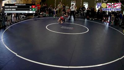 53-57 lbs Round 3 - Nino Neurohr, North Hills vs Gladys King, Knoch Knights