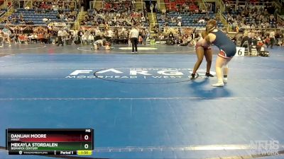 190 lbs Semifinal - Mekayla Stordalen, Bismarck Century vs Danijah Moore, Minot