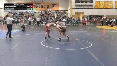 157Tan lbs Rr Rnd 1 - Wyatt Hepner, Harvard vs Zac Martin, Lehigh
