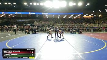 2A 106 lbs Champ. Round 1 - Joshua Sanchez, Felix Varela vs Matthew Schuler, Charlotte Hs