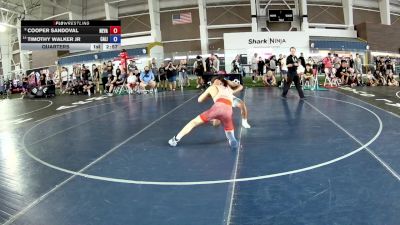 120 lbs Cons. Round 4 - Cooper Sandoval, Nevada vs Timothy Walker Jr, California