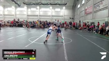 72 lbs Round 7 (8 Team) - Chris Ibbetson, Contenders Green vs Brendan Bernatowicz, Revolution/WVW