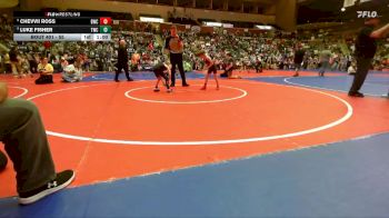 55 lbs Champ. Round 1 - Chevvii Ross, Battlefield Wrestling Club vs Luke Fisher, Texarkana Wrestling Club
