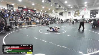 150 lbs Cons. Round 4 - Michael Schrader, Ventura vs Evan Gray, Chino