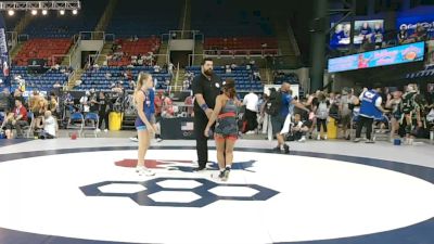 110 lbs Champ. Rd Of 64 - Sarissa Tucker, Virginia vs Zoiee Ward, Missouri