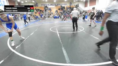 175 lbs Quarterfinal - Harley Wirth, Baldwin Park vs Miguel Romo, Warren