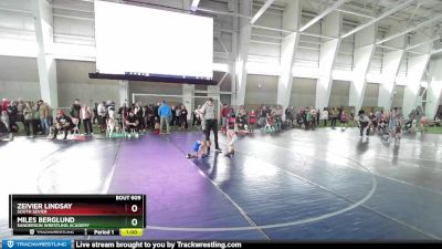 45 lbs Cons. Round 4 - Miles Berglund, Sanderson Wrestling Academy vs Zeivier Lindsay, South Sevier