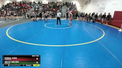 132 lbs Cons. Round 2 - Bryce Nielsen, Buffalo vs Steehl Pope, Cokeville