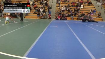 75 lbs Cons. Round 4 - Mitchell Christensen, Garretson Blue Dragons vs Carter Schmitz, Monticello Warriors