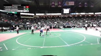 217 lbs Champ. Round 1 - Cooper Cornwell, DAB1 vs Jackson Clapper, Unattached