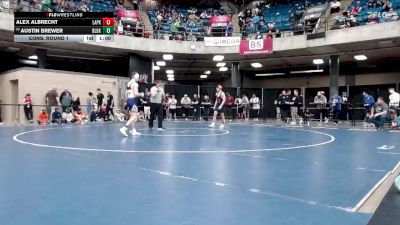 144 lbs Cons. Round 1 - Austin Brewer, Unattached vs Alex Albrecht, Unattached