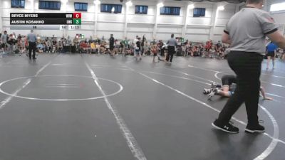 98 lbs Round 2 (4 Team) - Bryce Myers, West Virginia Wild vs Austin Kosanko, Leps WC
