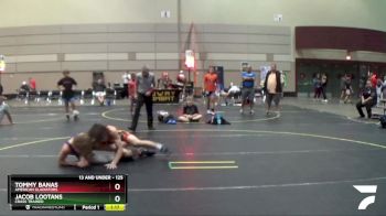 125 lbs 1st Place Match - Tommy Banas, American Gladiators vs Jacob Lootans, Crass Trained