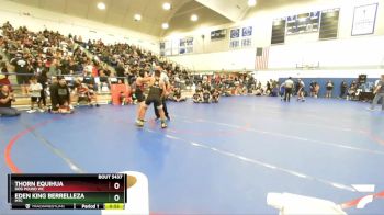 108 lbs Cons. Semi - Eden King Berrelleza, MTC vs Thorn Equihua, Dog Pound WC