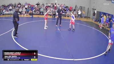 81 lbs Round 1 - Margaret Lovely, Peninsula Wrestling Club vs Taylor Smith, Mat Sense Wrestling Club