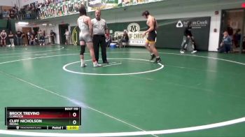 190 lbs Champ. Round 1 - Cliff Nicholson, Medina vs Brock Trevino, Clarkston