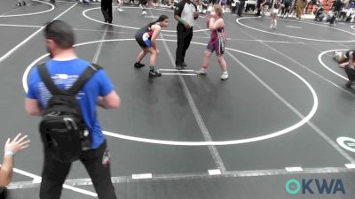 170 lbs Quarterfinal - Audrina Collom, Pryor Tigers vs Electra Locust, Vian Wrestling Club