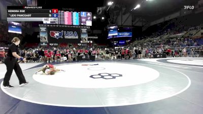 95 lbs Cons. Sub-semis - Kendra Ege, IL vs Lexi Pancoast, PA