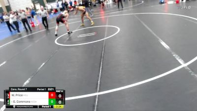 184 lbs Cons. Round 7 - Gabriel Commons, Northeast Oklahoma vs William Price, Minnesota State Moorhead