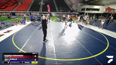 120 lbs Cross Bracket (8 Team) - Madden Hernandez, Idaho 1 vs Nico Murillo, Utah