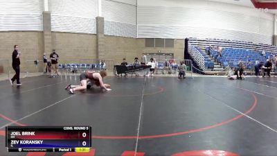 132 lbs Cons. Round 5 - Joel Brink, OH vs Zev Koransky, IL